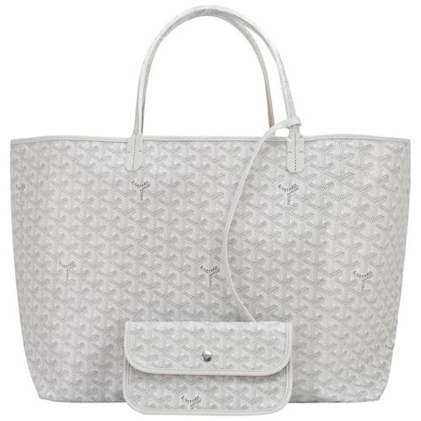 white goyard bag|goyard bag white lotus.